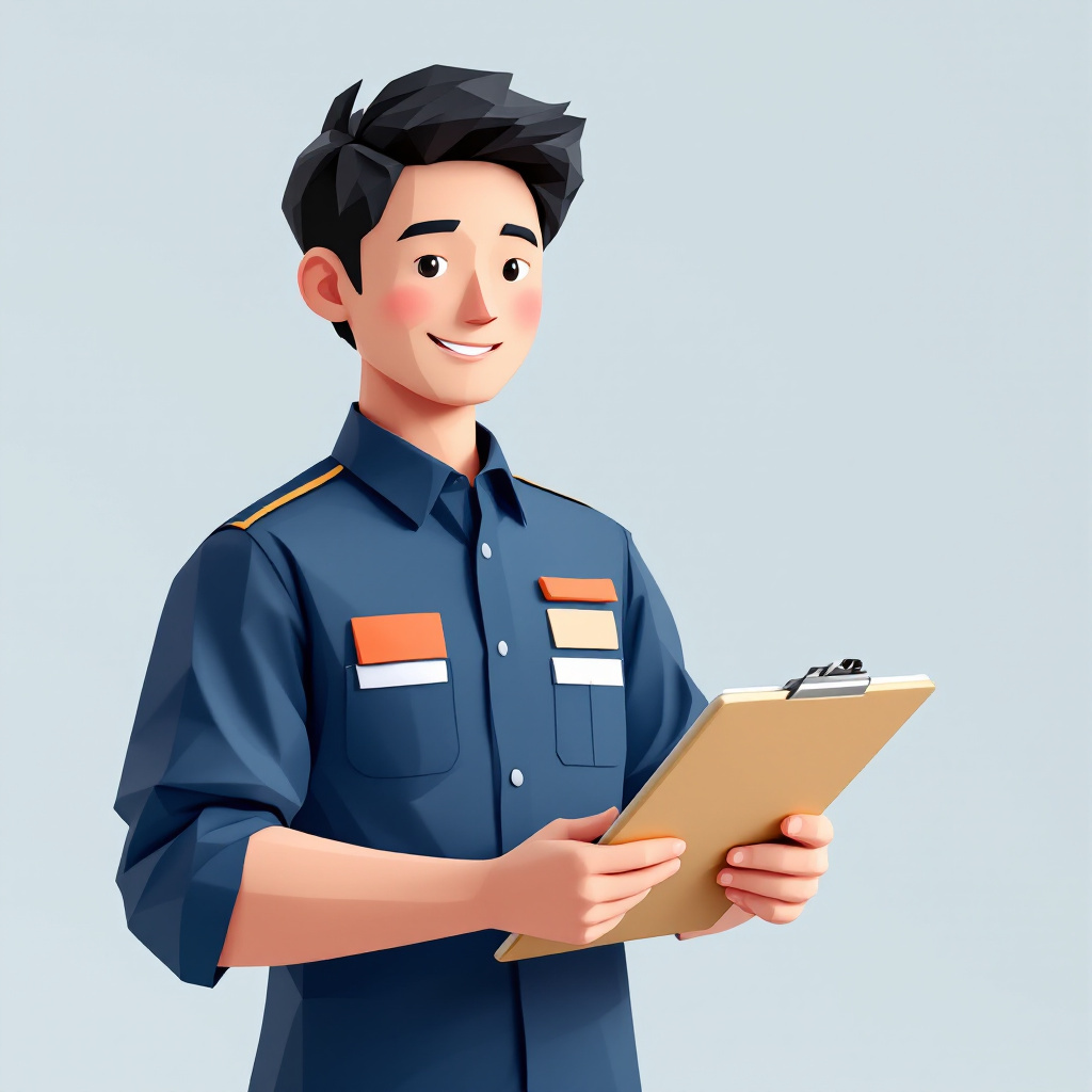 衛生管理者(専任)のキャラクターイラスト